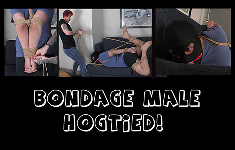 bondage male hogtied